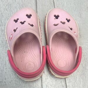 Baby Mickey Disney crocs pink